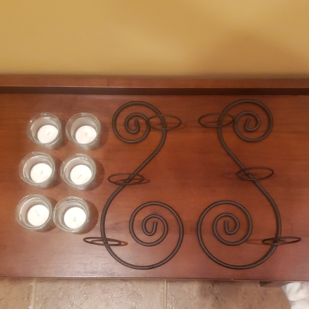 Wall candle decor